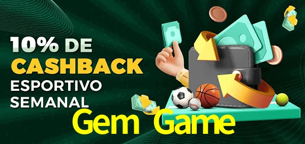 10% de bônus de cashback na Gem Game